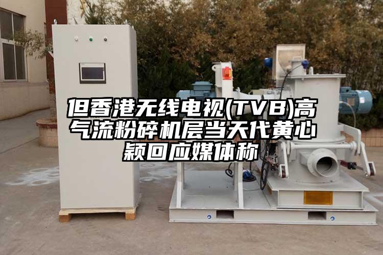 但香港無線電視(TVB)高氣流麻豆视频网站免费看層當天代黃心穎回應媒體稱