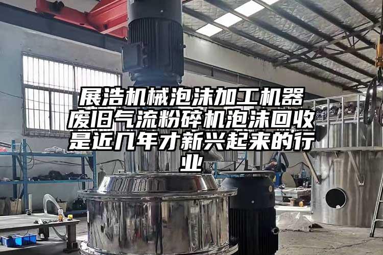  展浩機械泡沫加工機器 廢舊氣流麻豆视频网站免费看泡沫回收是近幾年才新興起來的行業